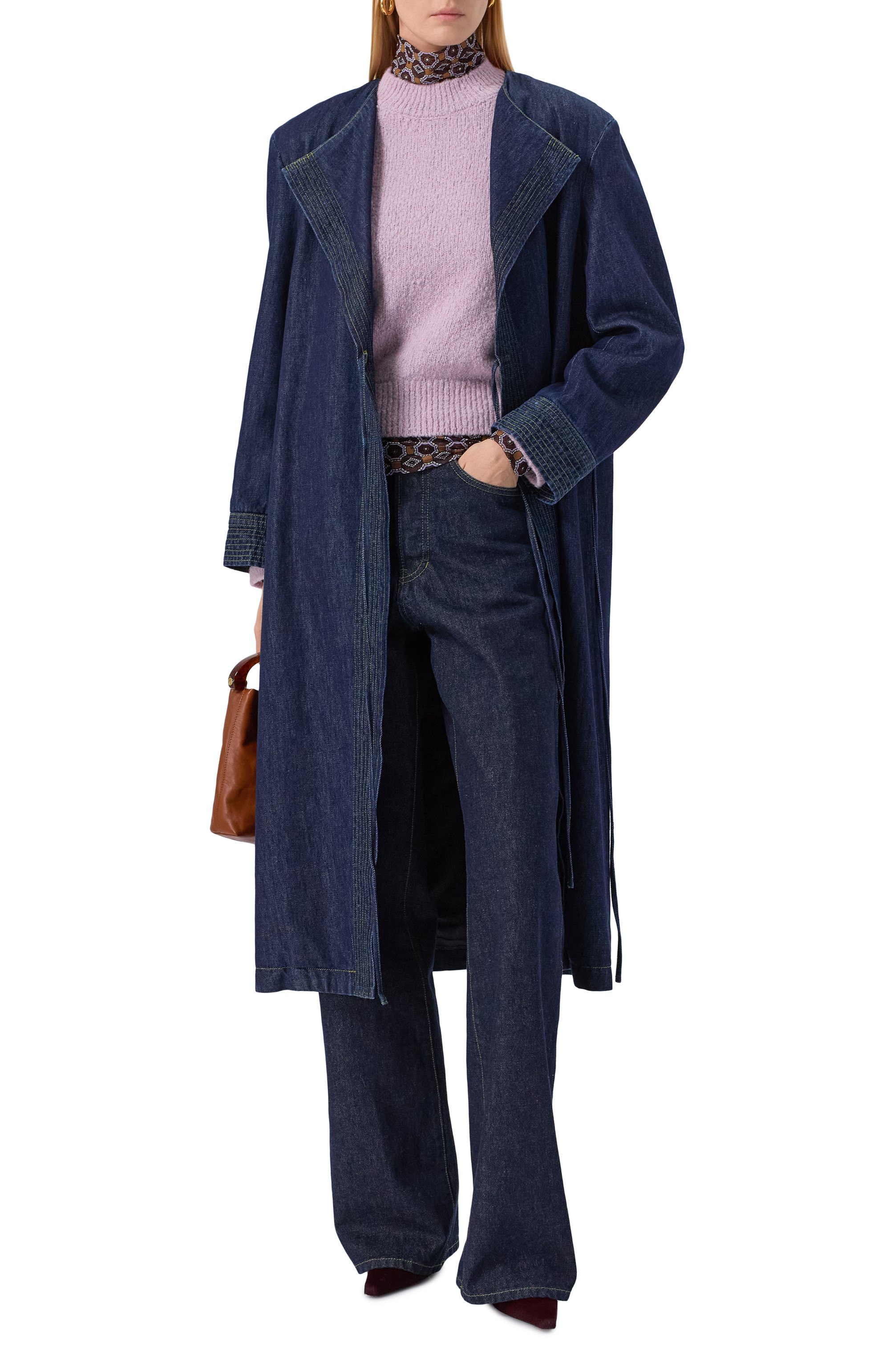 Джинсовое пальто DRIES VAN NOTEN, арт. 010265-2381-507, фото 2