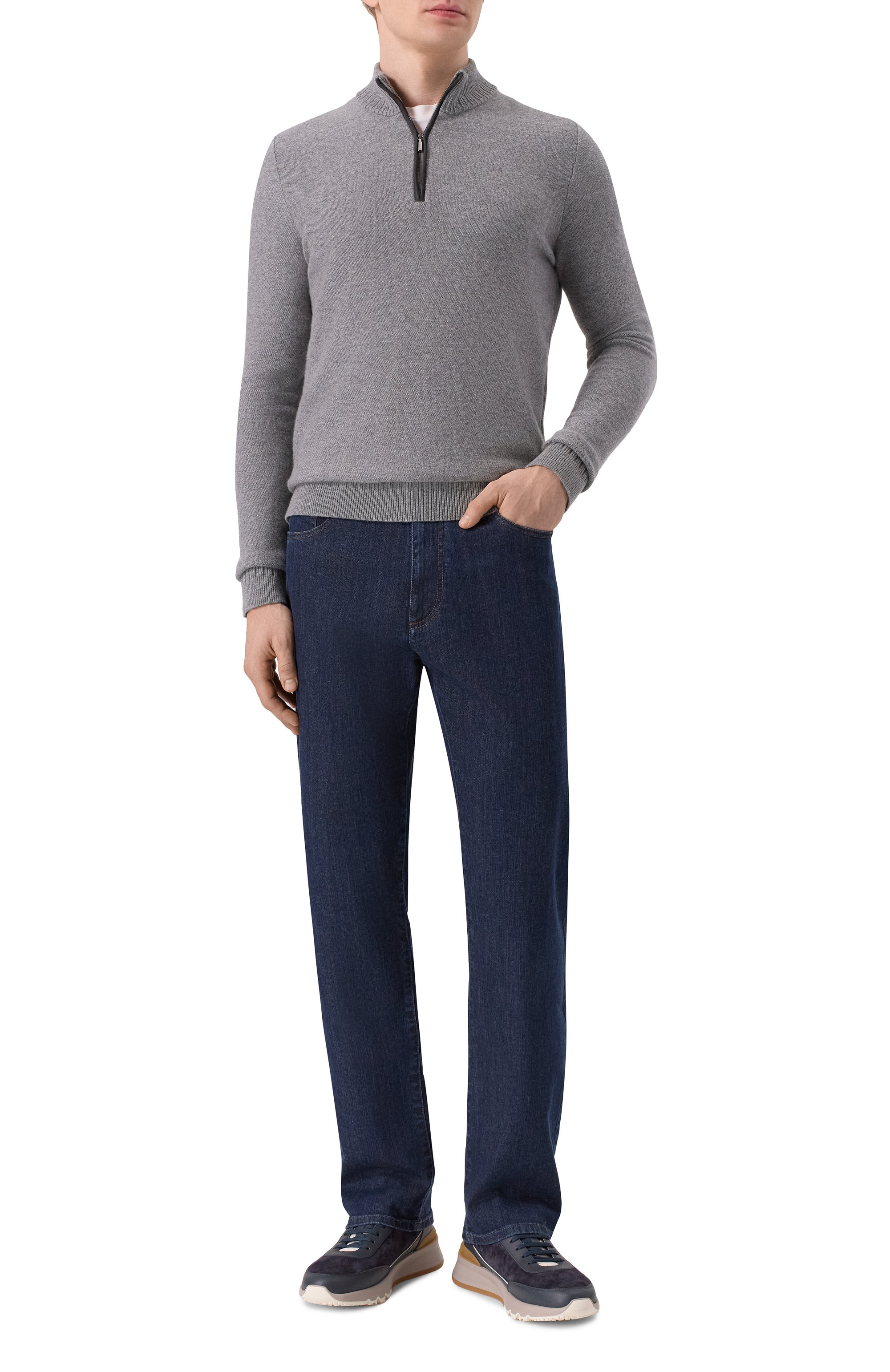 Джемпер из шерсти и кашемира ZILLI, арт. KZMN01M0223VSPKN0, фото 2