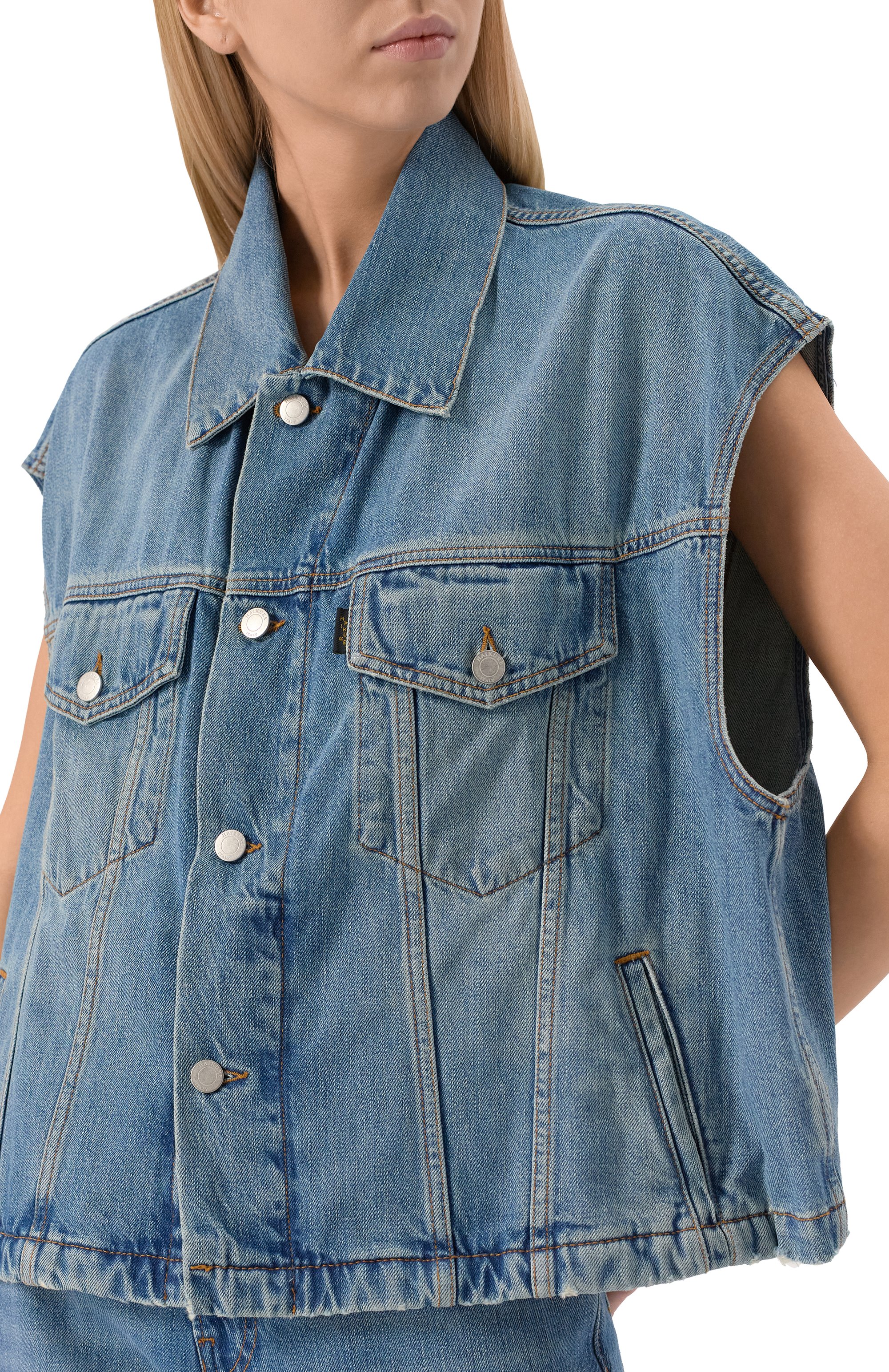 Джинсовый жилет HAIKURE, арт. HEW09115DF169L0875, фото 5