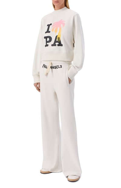 Хлопковый свитшот PALM ANGELS, арт. PWBA016S26FLE003, фото 2