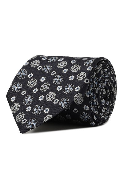 Мужской шелковый галстук CANALI, арт. 18/HJ03965