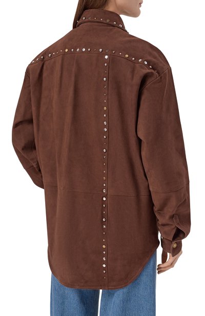 Замшевая рубашка MOSCHINO, арт. A3702/0572, фото 4