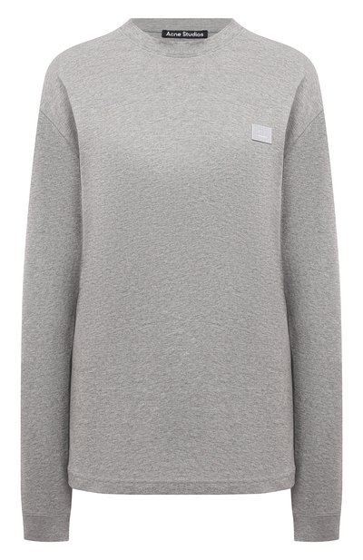 Женская хлопковый лонгслив ACNE STUDIOS, арт. CL0087/W