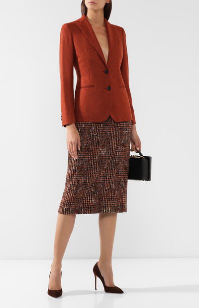 Кашемировый жакет KITON оранжевого цвета по цене 372500 руб., арт. D23501K04S33, фото 2 Кашемировый жакет KITON, арт. D23501K04S33, фото 2