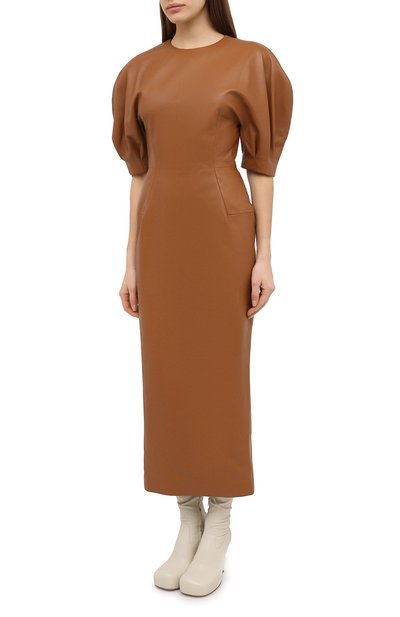 Кожаное платье GABRIELA HEARST, арт. 120411 L001, фото 3