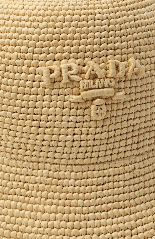 Панама из вискозы Prada 1HC264/2M2K Бежевый  1HC264/2M2K Фото 3