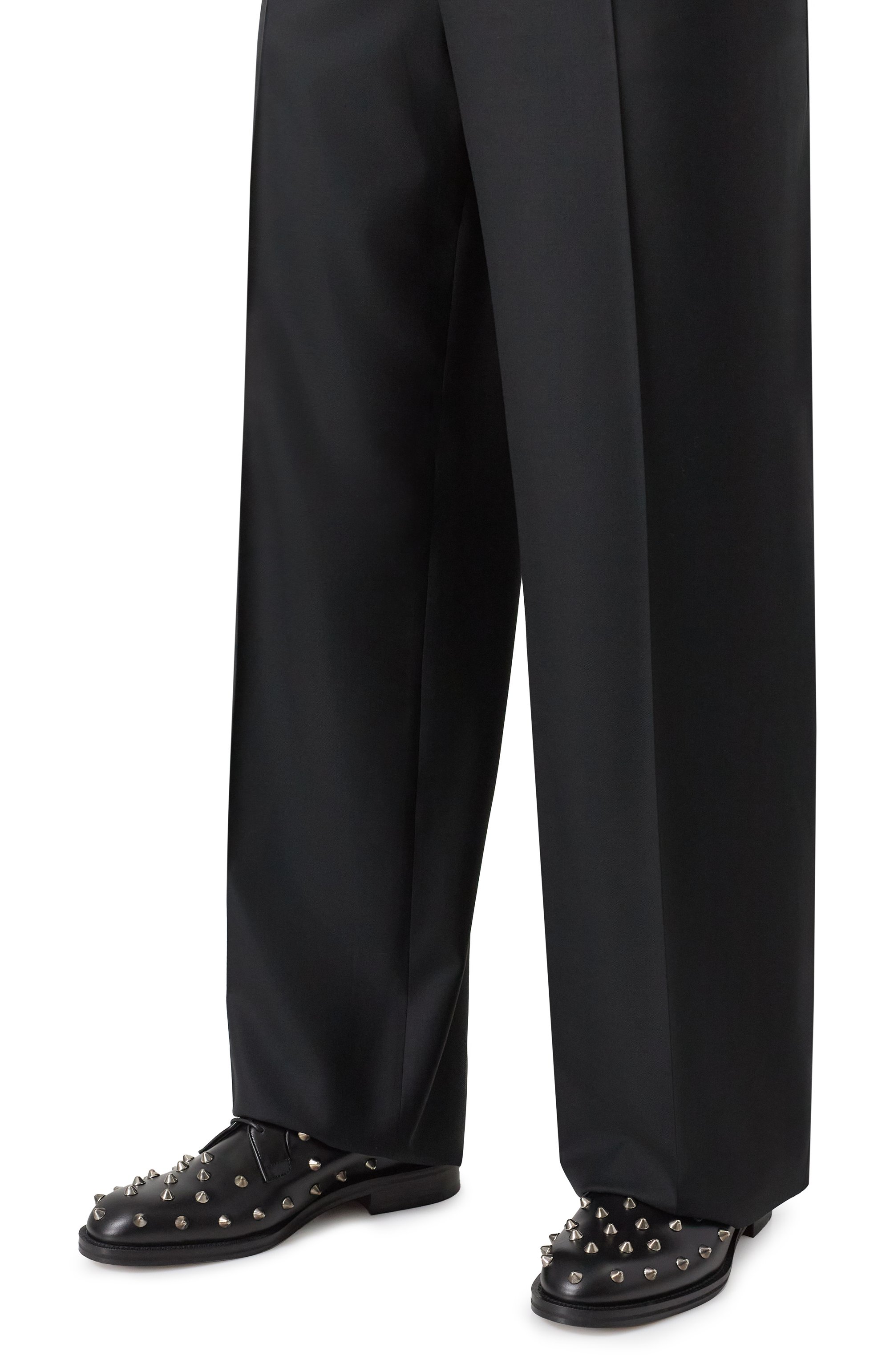 Кожаные дерби all over studs DSQUARED2, арт. LUM0104, фото 3