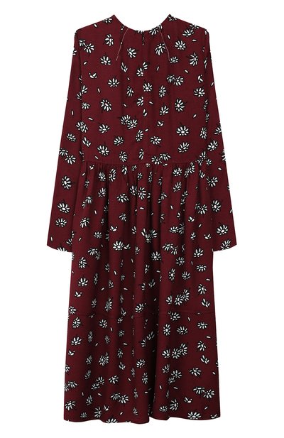 Платье MARNI бордового цвета по цене 10850 руб., арт. M002FU-M00F7, фото 2 Платье MARNI, арт. M002FU-M00F7, фото 2