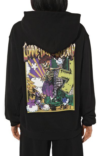 Хлопковое худи COMME DES FUCKDOWN, арт. CFABW01071, фото 4