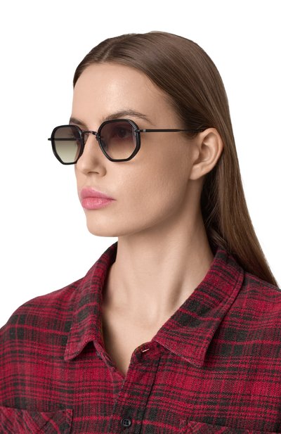 Солнцезащитные очки EQUE.M черного цвета по цене 98550 руб., арт. HIGH IV SUN/MB, фото 3 Солнцезащитные очки EQUE.M, арт. HIGH IV SUN/MB, фото 3