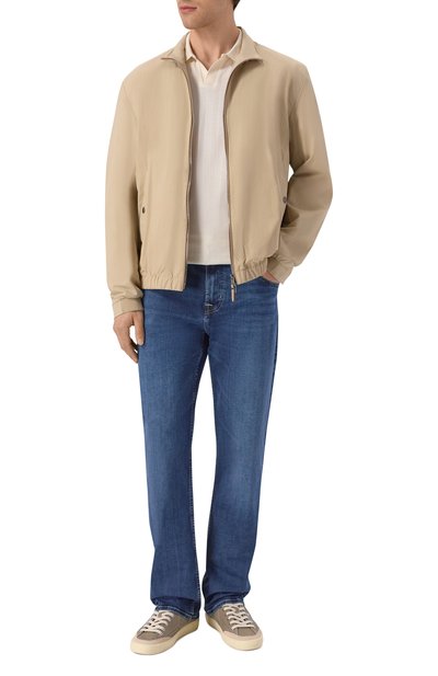 Джинсы standard 7 FOR ALL MANKIND синего цвета по цене 29150 руб., арт. 7TE10C42-3LH, фото 2 Джинсы standard 7 FOR ALL MANKIND, арт. 7TE10C42-3LH, фото 2