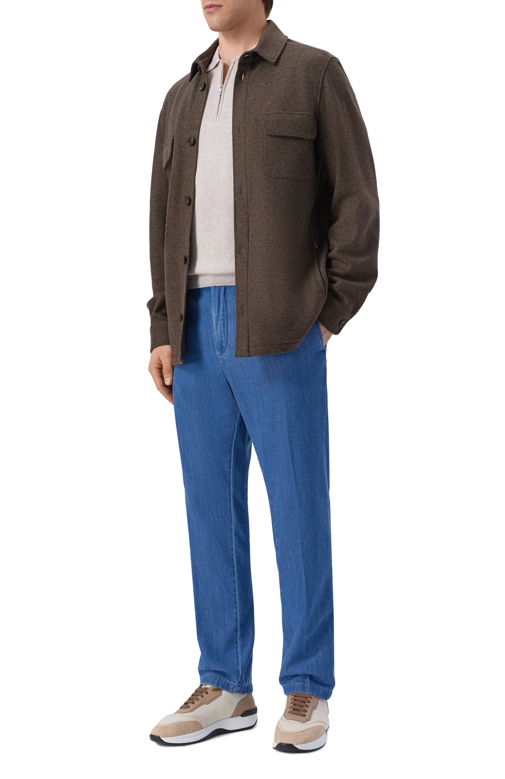 Поло изо льна и хлопка GRAN SASSO, арт. 57172/18647, фото 2