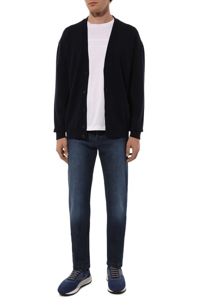 Текстильные кроссовки KITON, арт. USSA200N0110001, фото 2