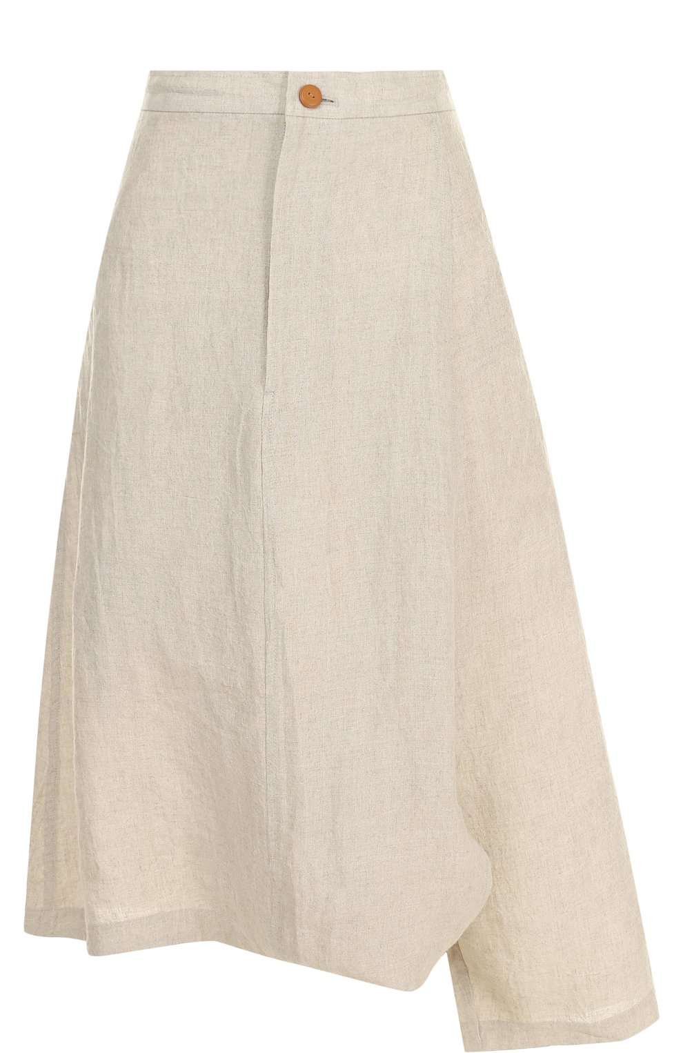 Укороченные льняные брюки YOHJI YAMAMOTO, арт. FE-P52-300, фото 1
