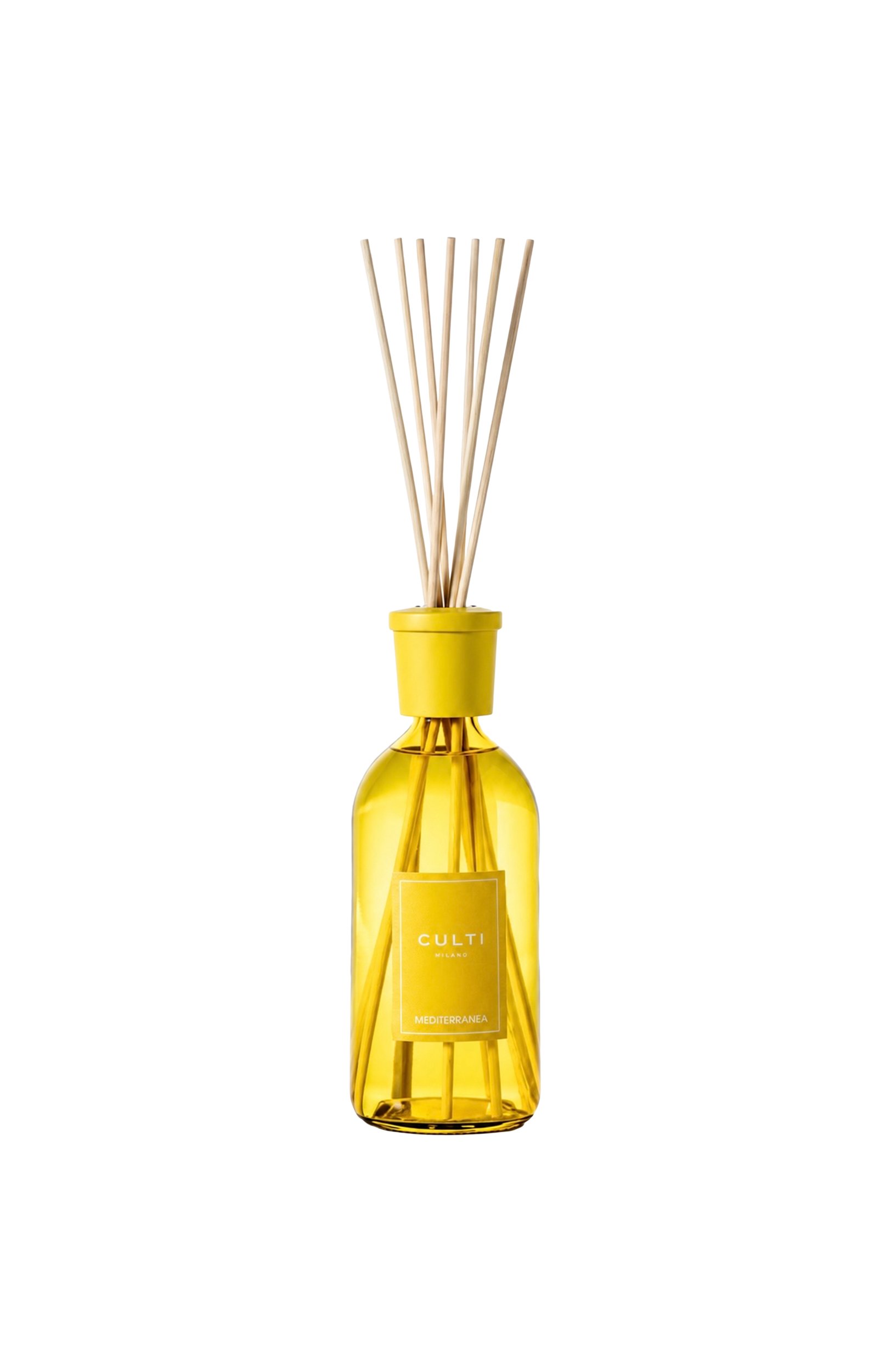 Диффузор stile сolors yellow mediterranea (500ml) CULTI MILANO бесцветного цвета по цене 20250 руб., арт. 8050714298394, фото 1 Диффузор stile сolors yellow mediterranea (500ml) CULTI MILANO, арт. 8050714298394, фото 1