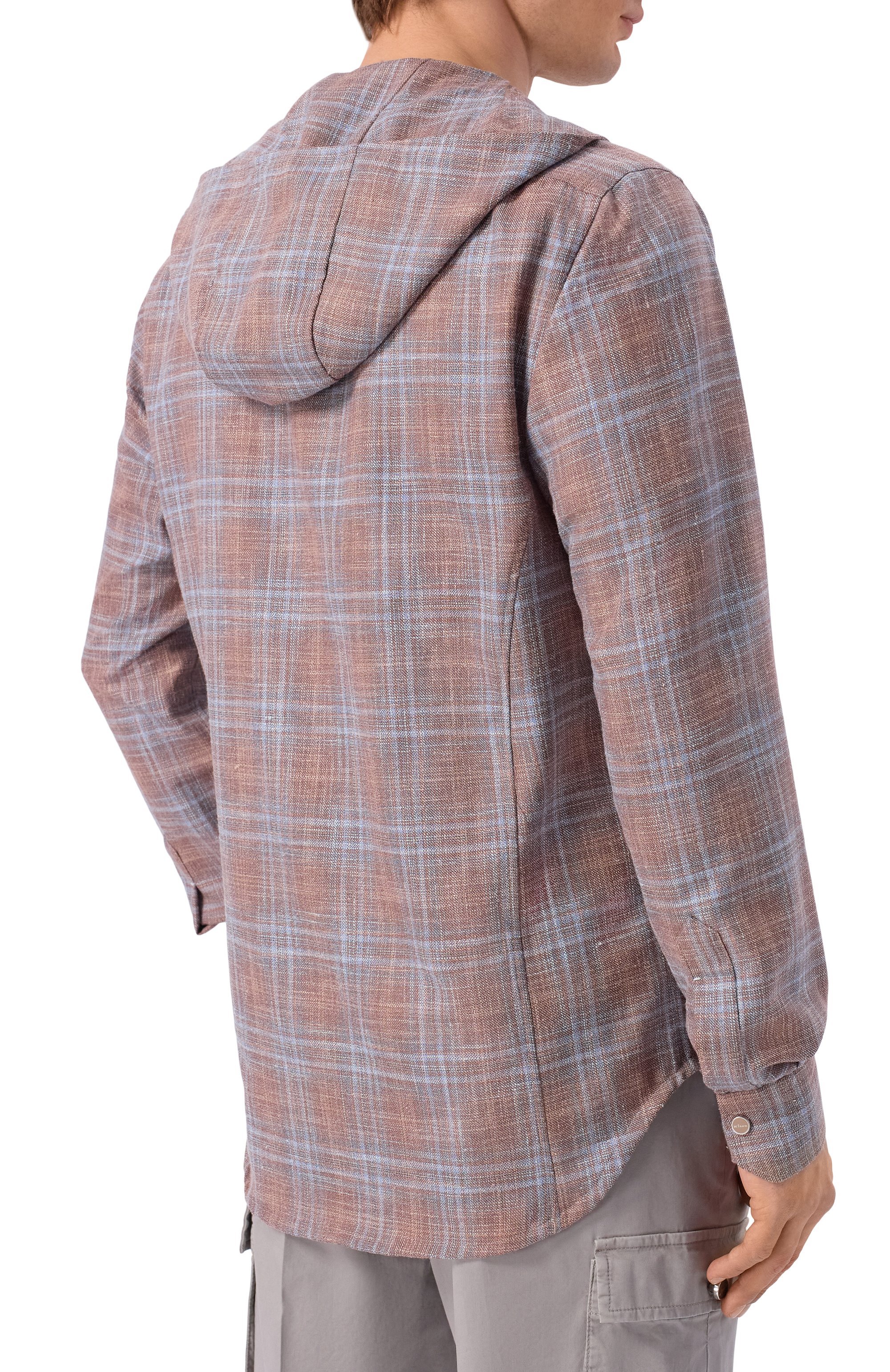 Рубашка из шерсти и шелка KITON, арт. UMCMARK0628G, фото 4