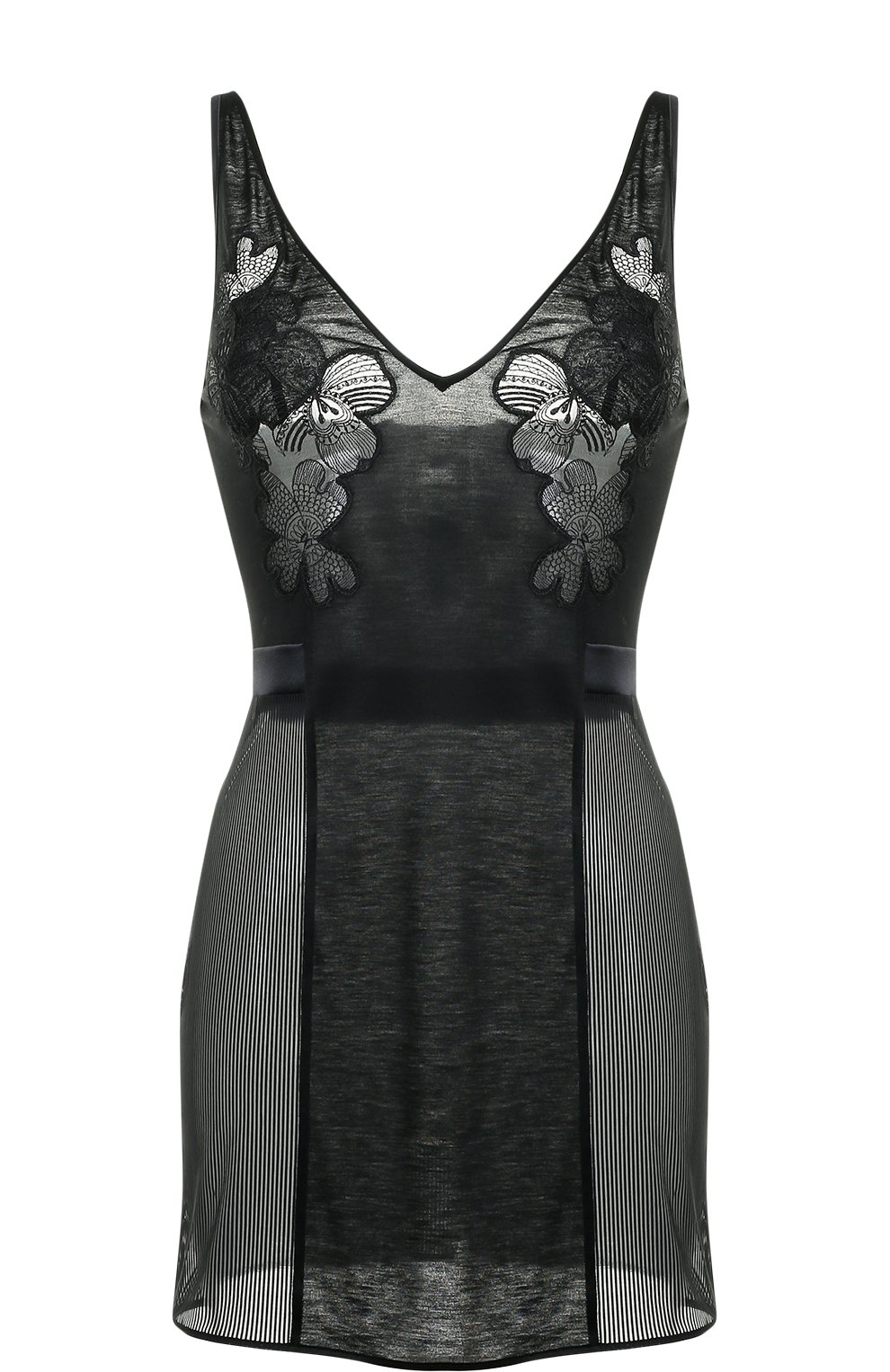 Прозрачная сорочка с v-образным вырезом LA PERLA, арт. 0004740, фото 1