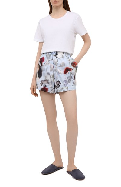 Хлопковые шорты ZIMMERLI светло-голубого цвета по цене 13450 руб., арт. 5143-39080, фото 2 Хлопковые шорты ZIMMERLI, арт. 5143-39080, фото 2