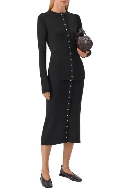 Женская шерстяная юбка JIL SANDER, арт. J02MA0324/J14797
