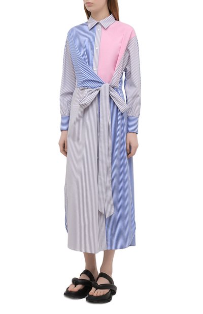 Хлопковое платье MSGM, арт. 3041MDA01Y 217107, фото 3
