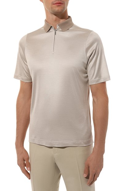 Шелковое поло ZILLI, арт. KZP002M0600VZLU00M, фото 3