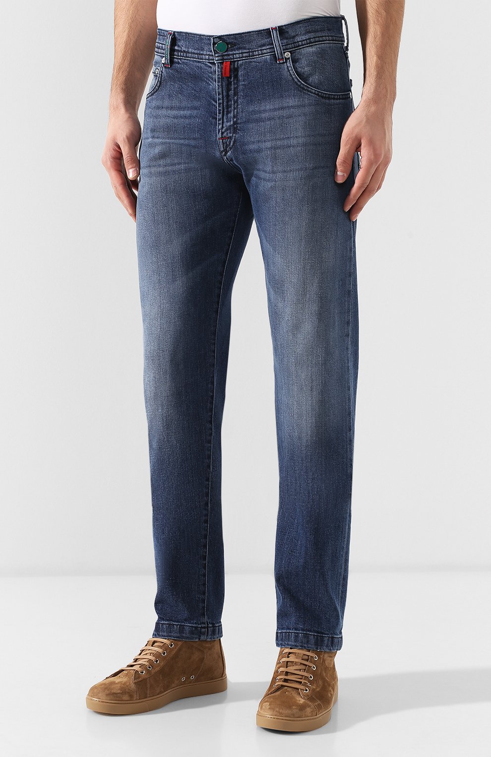 Джинсы прямого кроя KITON, арт. UPNJS/J07R52, фото 3