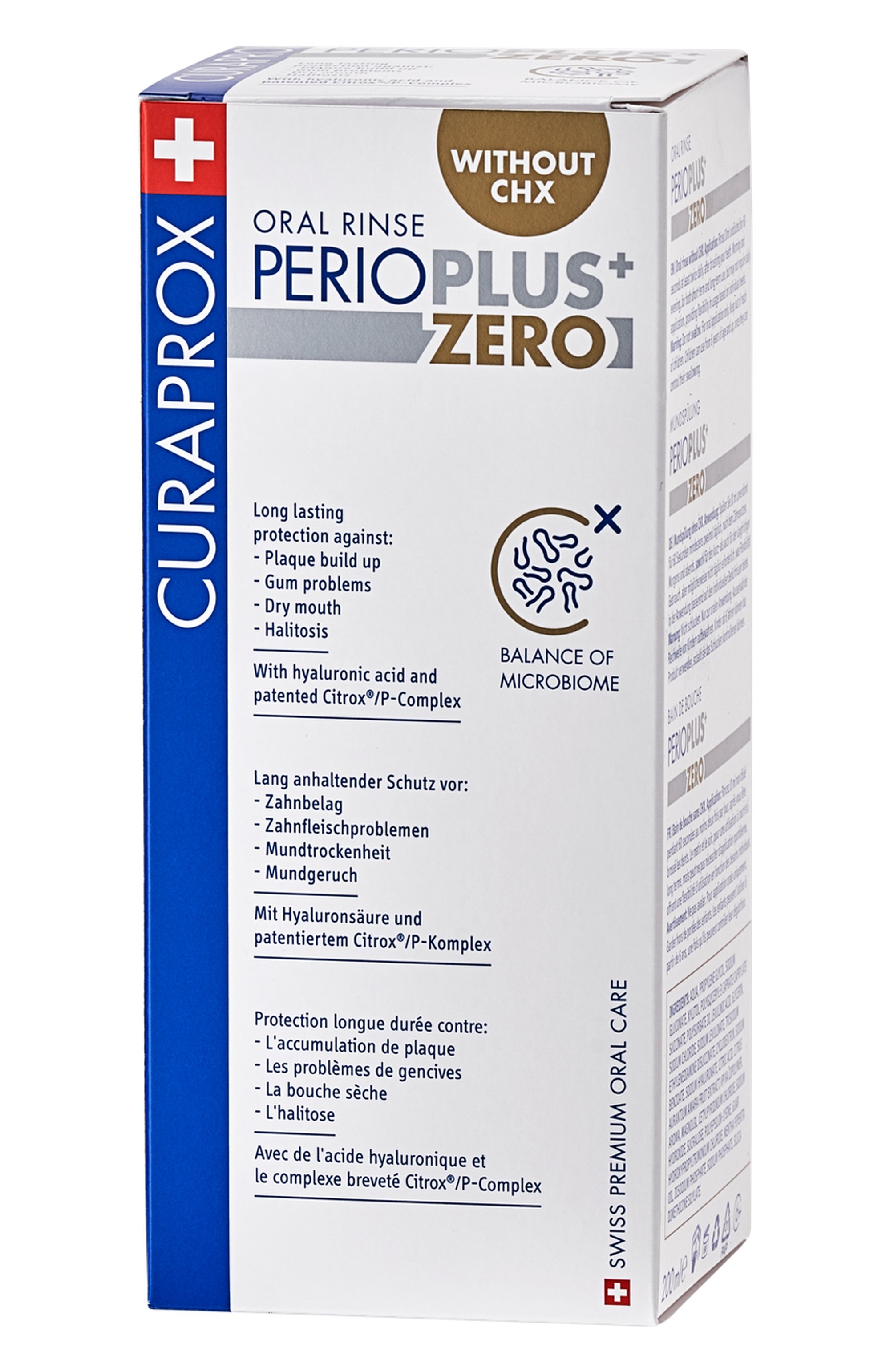 Жидкость-ополаскиватель для полости рта perio plus zero (200ml) CURAPROX, арт. 7612412431957, фото 2