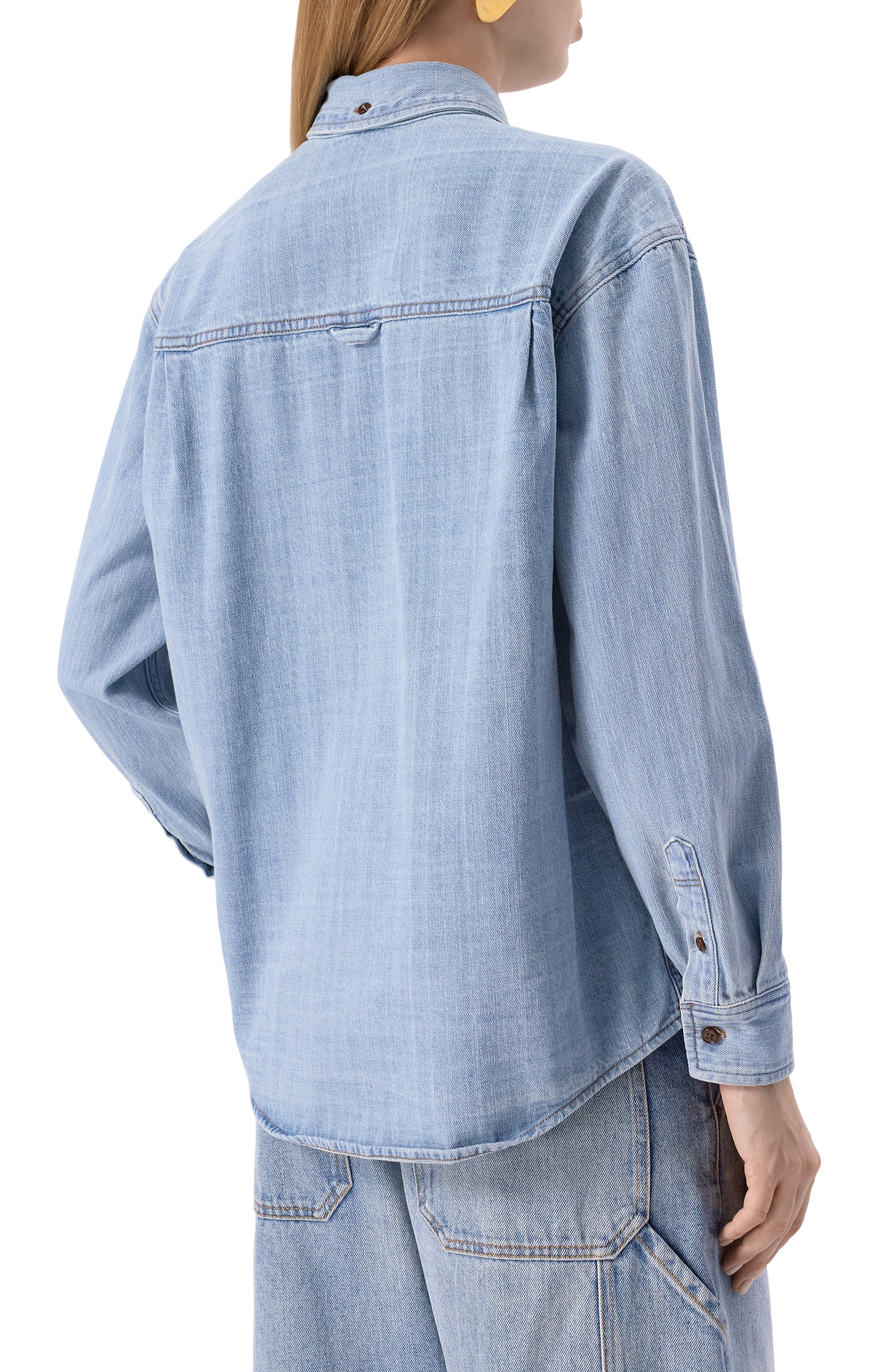 Джинсовая рубашка DUNST, арт. UDSH5A101B1, фото 4