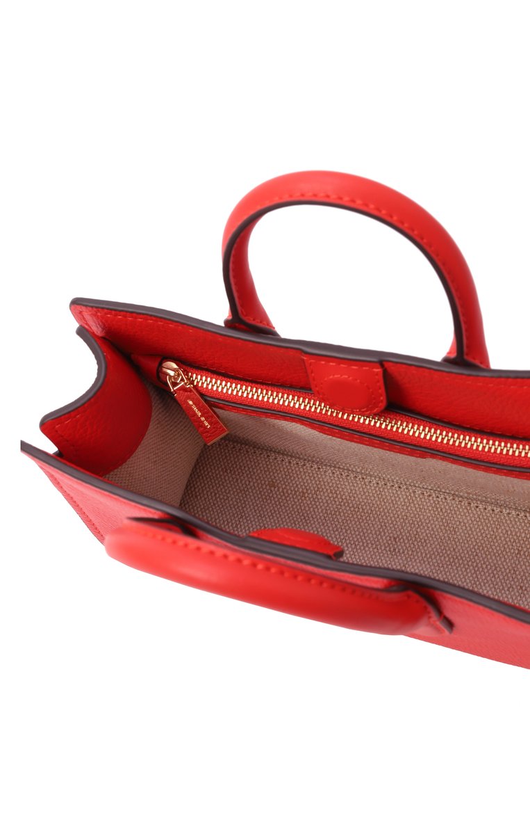 Женская сумка scarlett xs MICHAEL MICHAEL KORS красного цвета, арт. 32F4GETC0L | Фото 5 (Размер: small; Ремень/цепочка: На ремешке; Материал: Натуральная кожа)