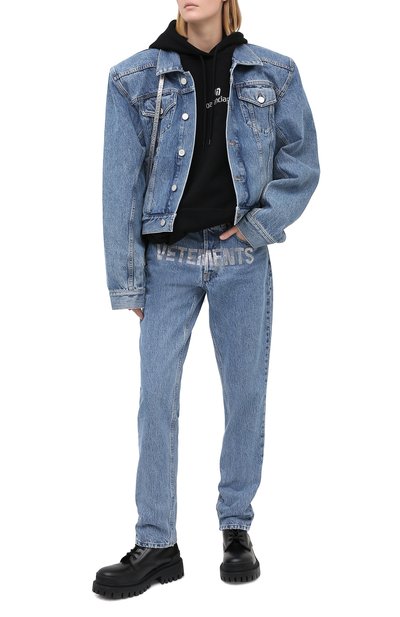 Джинсовая куртка VETEMENTS, арт. WAH21JA073 2803/MEDIUM BLUE, фото 3