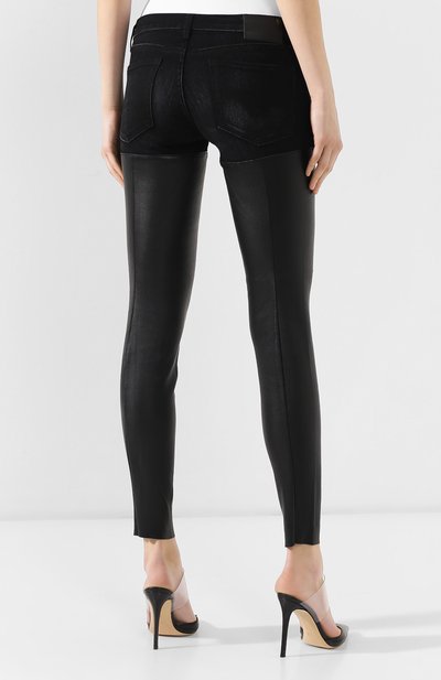 Джинсы-скинни с кожаной вставкой R13, арт. R13WM0041-73, фото 4