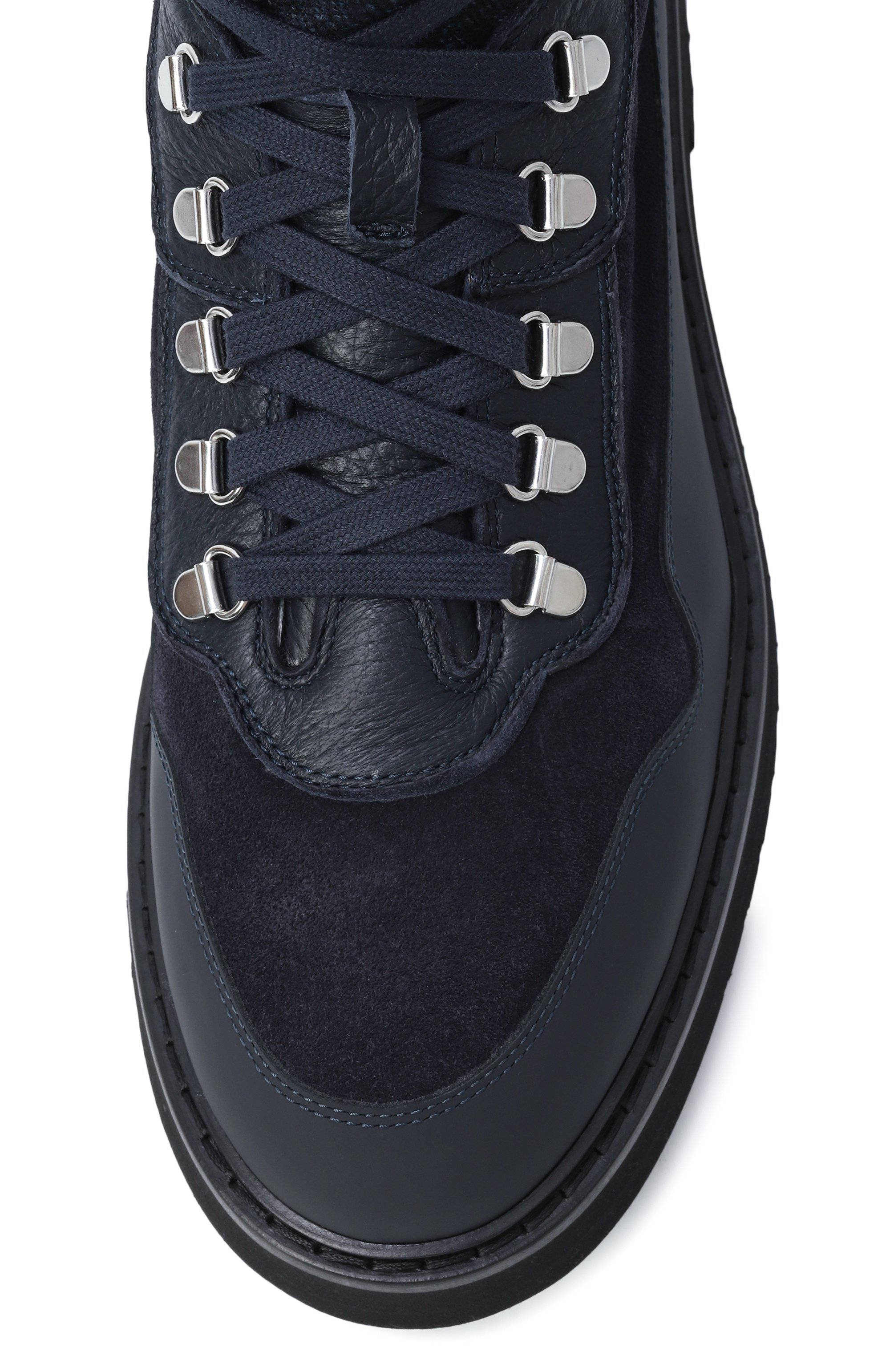 Кожаные хайкеры CAMERLENGO, арт. 16844/CHICAG0 M0NT0NE, фото 6