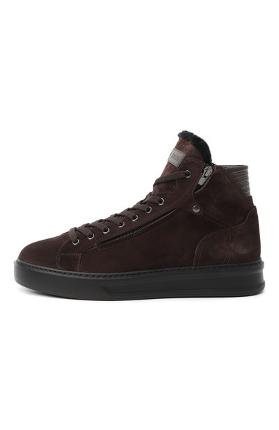 Замшевые кеды polignano FABI, арт. FU1238/V.2534 DARK, фото 4