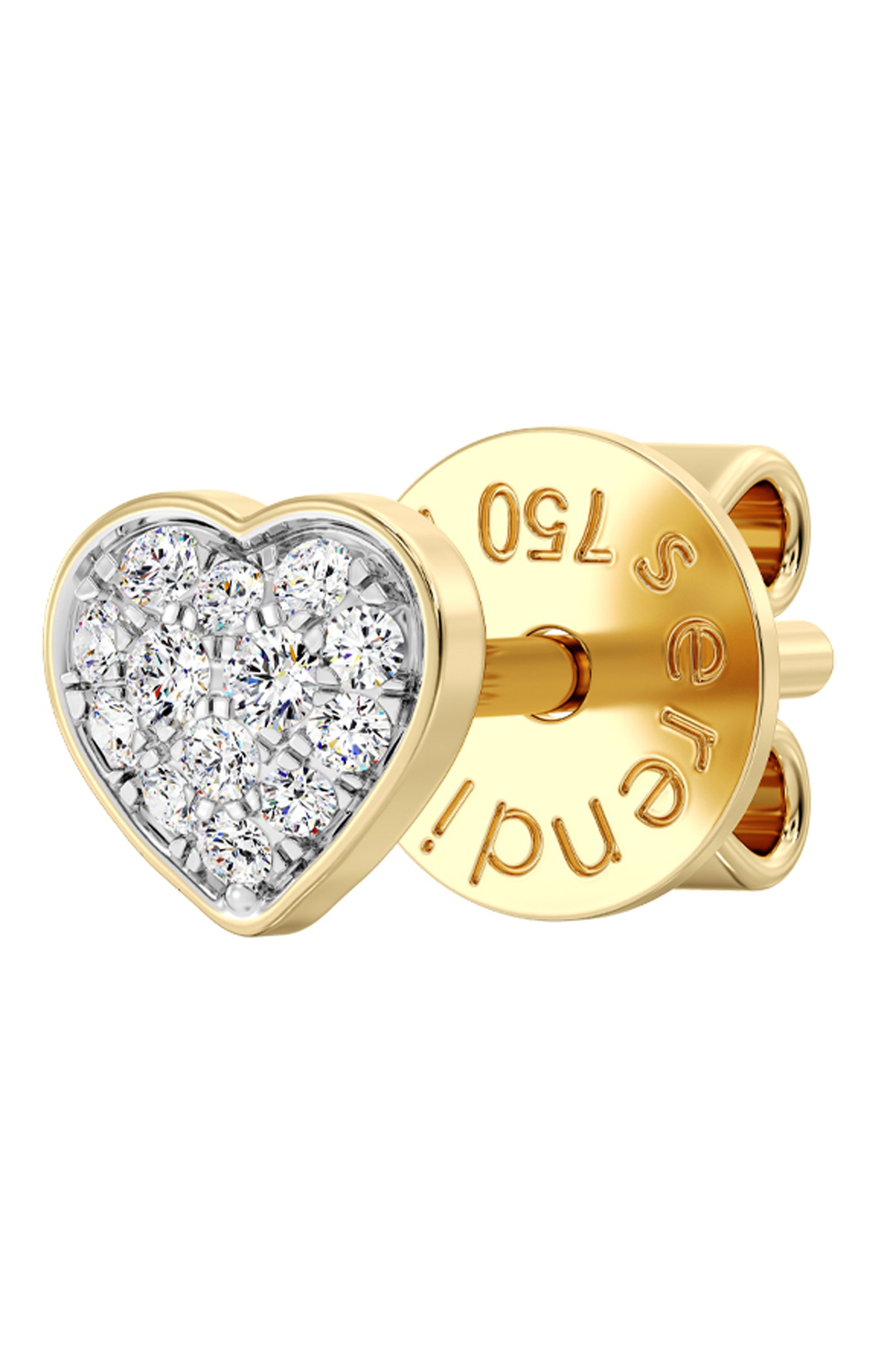 Серьга SERENDIPITY бесцветного цвета по цене 59800 руб., арт. EJE0068Y, фото 1 Серьга SERENDIPITY, арт. EJE0068Y, фото 1