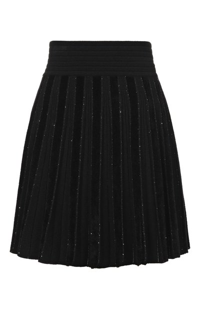 Женская юбка из вискозы BALMAIN, арт. GF1LBB36/KJ37