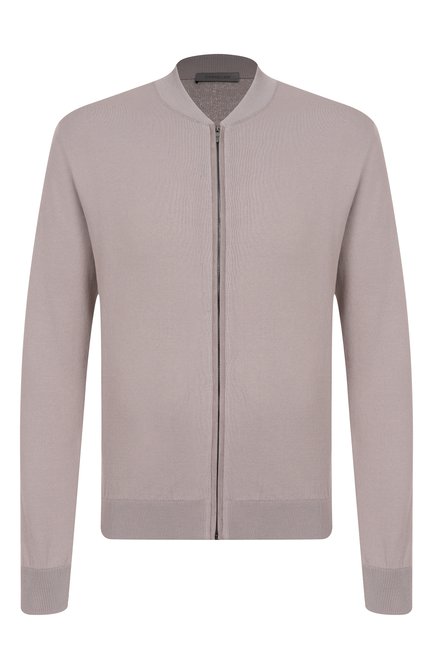 Мужской кардиган из хлопка и льна CORNELIANI серого цвета, арт. 25M590-2525175 | Фото 1 (Материал внешний: Хлопок, Лен; Длина (для топов): Стандартные; Рукава: Длинные; Драгоценные камни: Проставлено; Материал сплава: Проставлено)