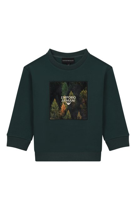 Хлопковый свитшот EMPORIO ARMANI, арт. EB000781/AF10126