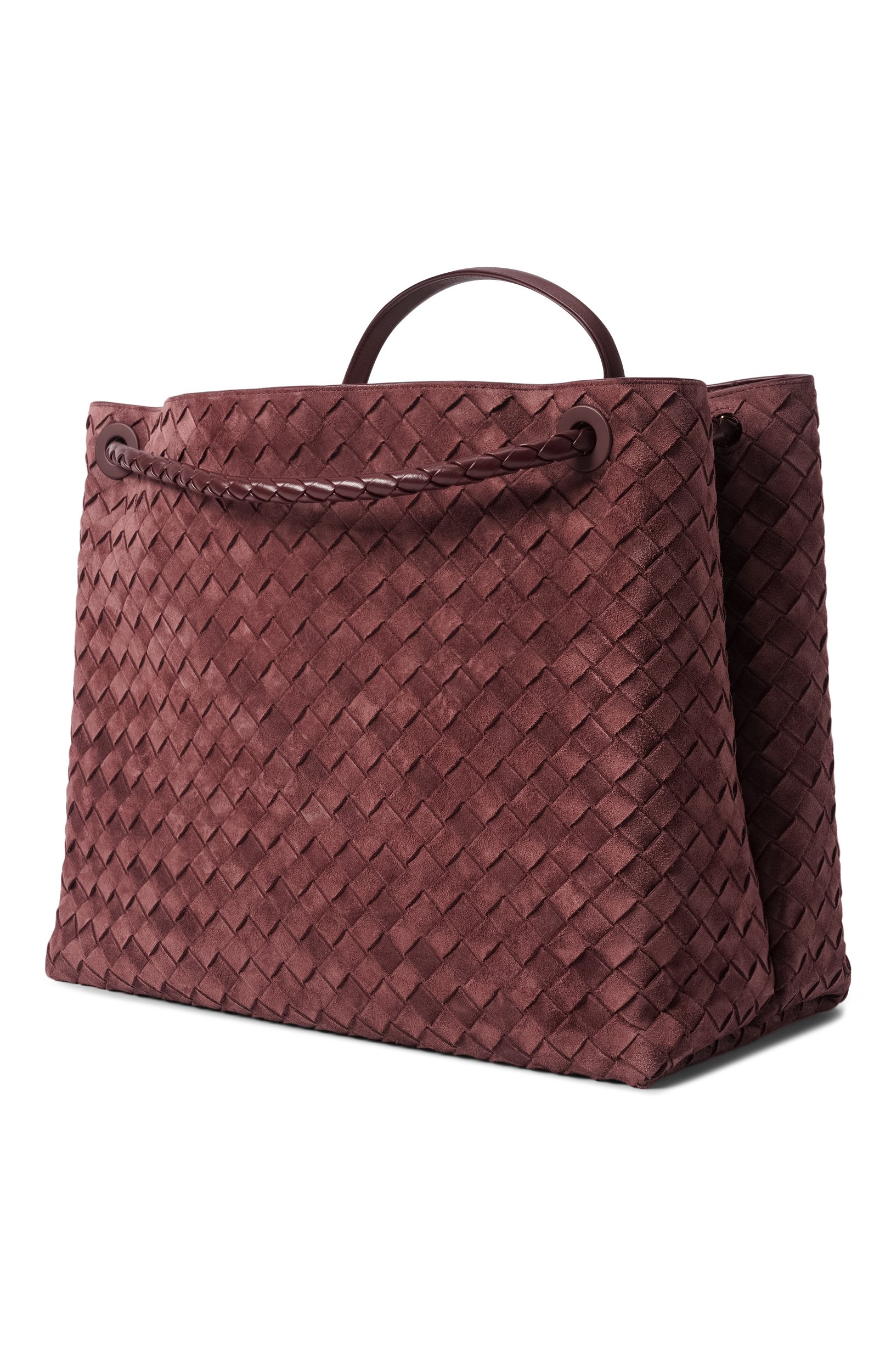 Сумка andiamo large BOTTEGA VENETA бордового цвета по цене 945000 руб., арт. 766019/V5ZZ1, фото 4 Сумка andiamo large BOTTEGA VENETA, арт. 766019/V5ZZ1, фото 4