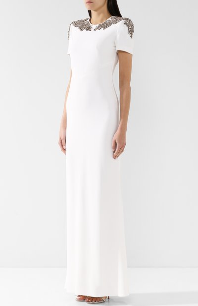 Платье ALEXANDER MCQUEEN белого цвета по цене 699500 руб., арт. 530083/QLE40, фото 3 Платье ALEXANDER MCQUEEN, арт. 530083/QLE40, фото 3
