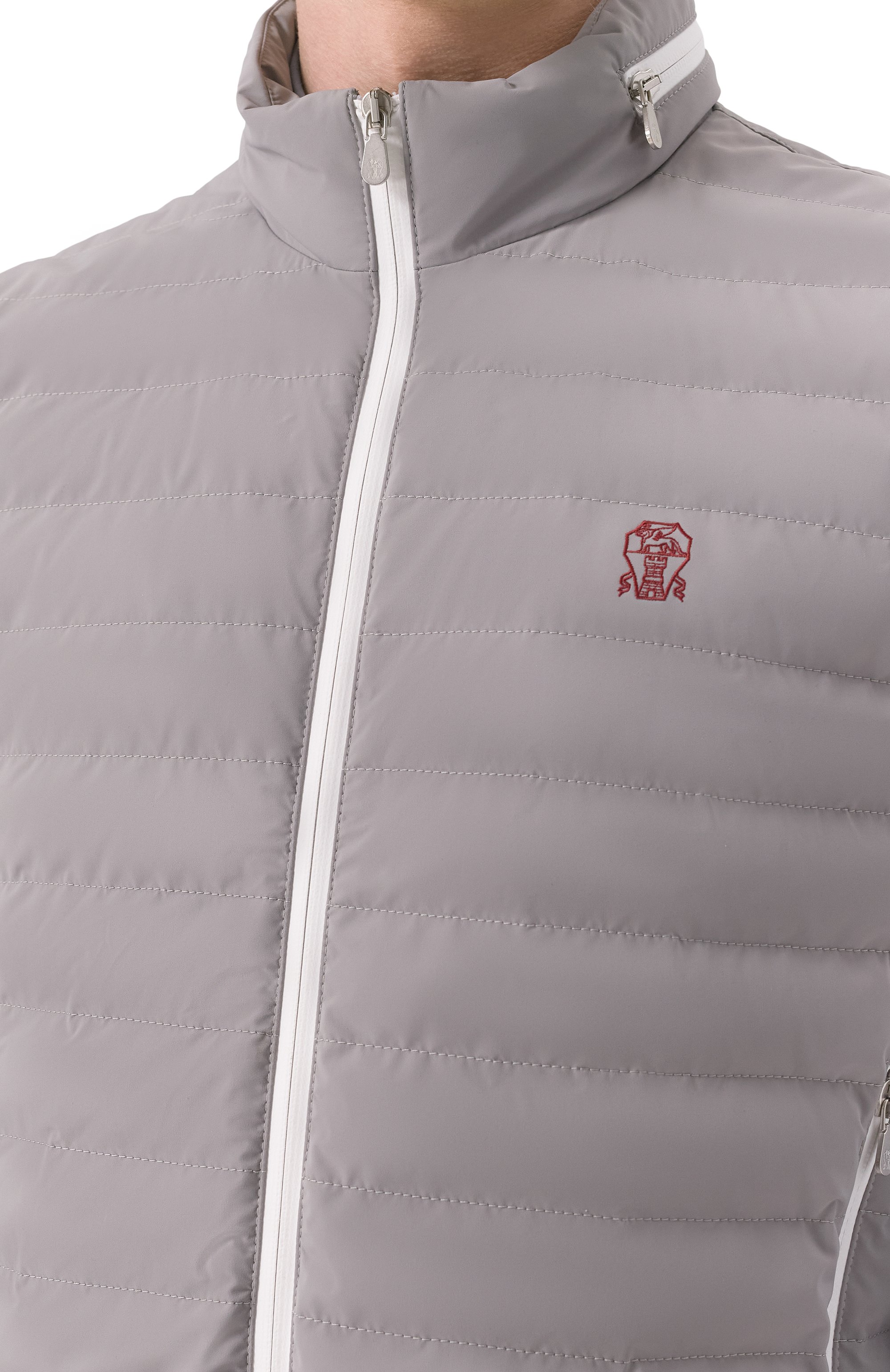 Пуховый жилет BRUNELLO CUCINELLI, арт. MM49A7460G, фото 5