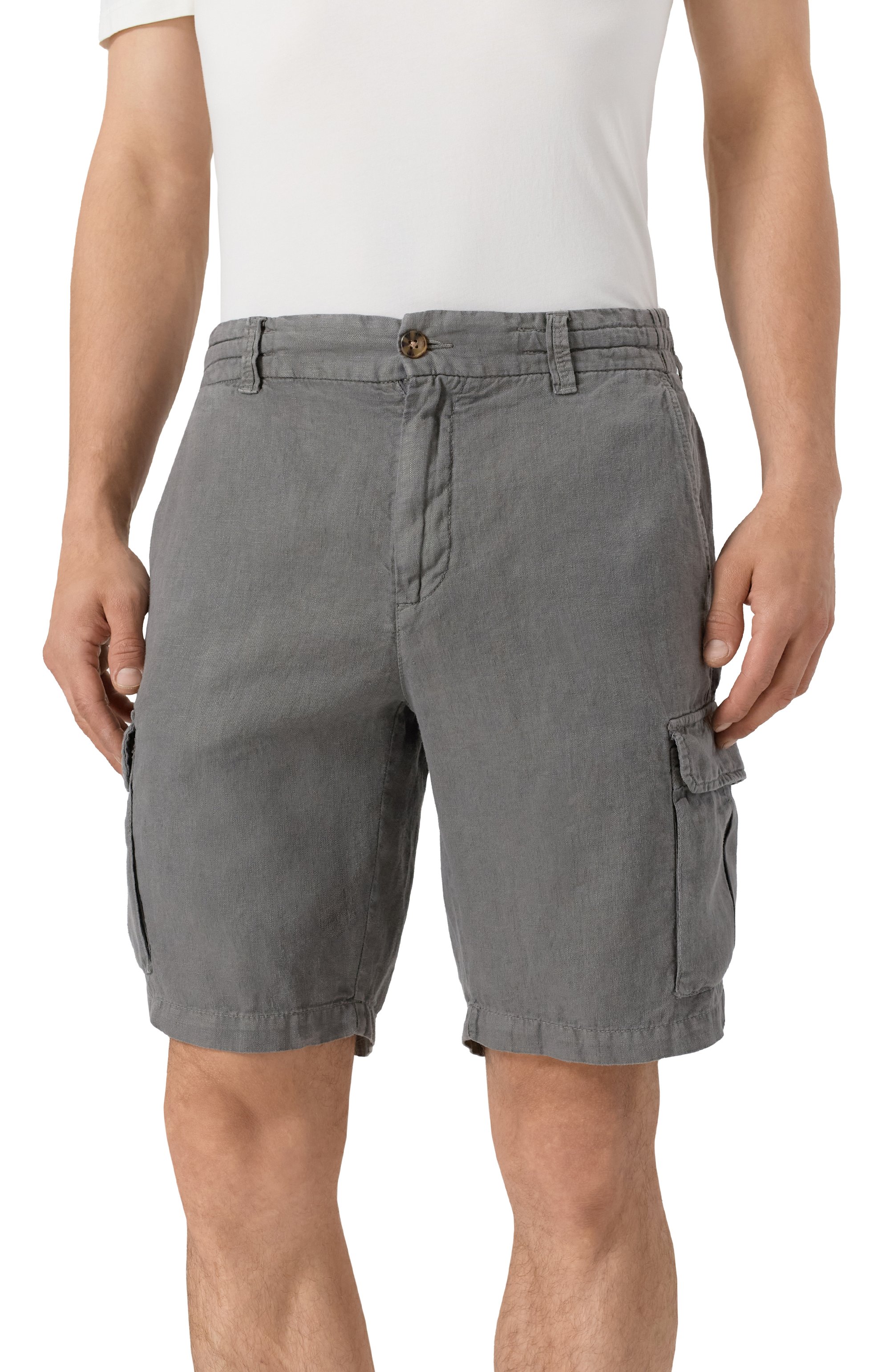 Льняные шорты MC2 SAINT BARTH, арт. STBM R0DI/01959H, фото 3