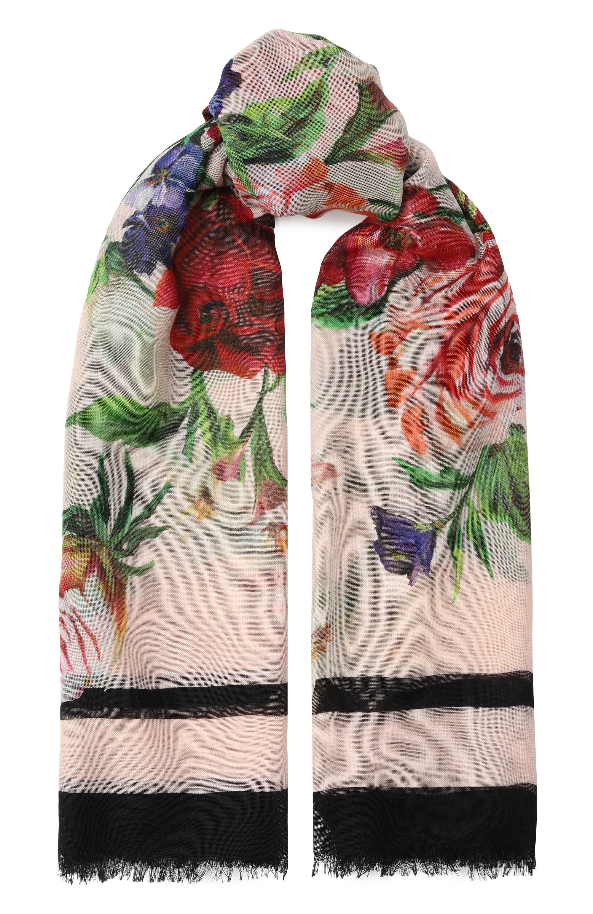 Шаль из кашемира и шелка DOLCE & GABBANA, арт. FS209A/GDC5H, фото 1