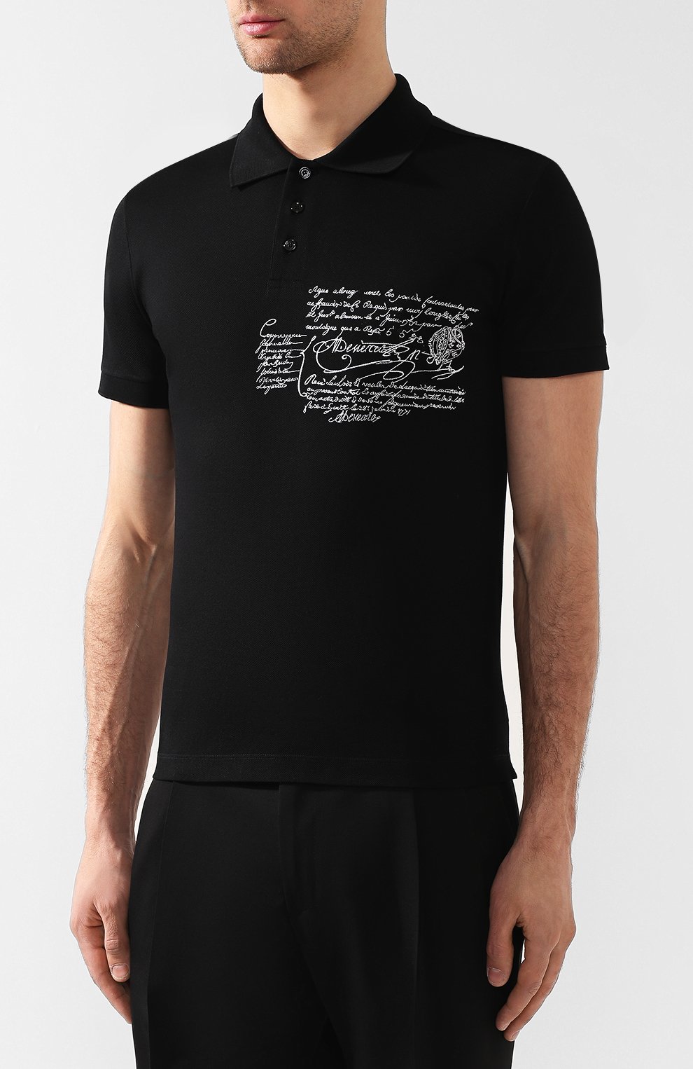 Хлопковое поло BERLUTI, арт. R15JPS30-005, фото 3