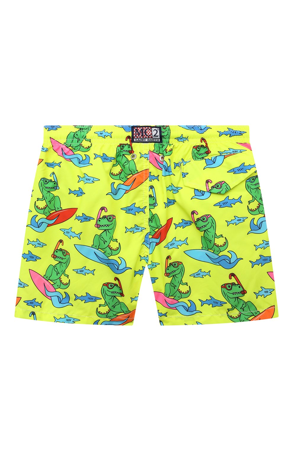 Плавки-шорты MC2 SAINT BARTH желтого цвета по цене 9900 руб., арт. STBK JEAN LIGHTING/JEA0004, фото 2 Плавки-шорты MC2 SAINT BARTH, арт. STBK JEAN LIGHTING/JEA0004, фото 2