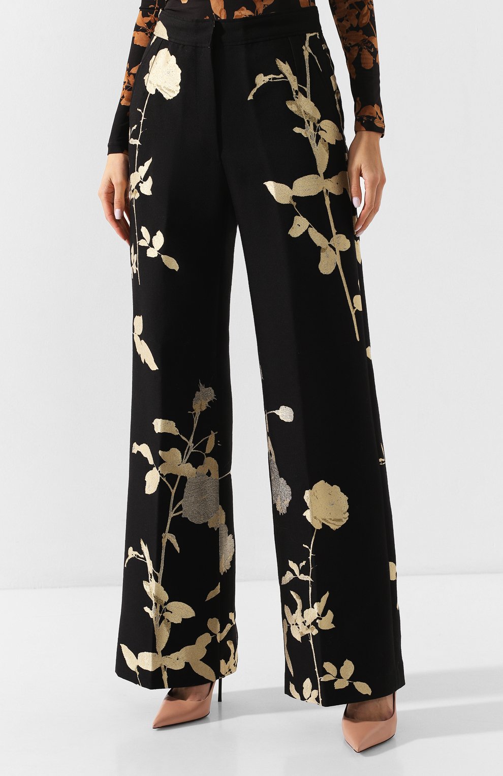 Брюки из смеси шерсти и вискозы DRIES VAN NOTEN, арт. 192-10907-8361, фото 3