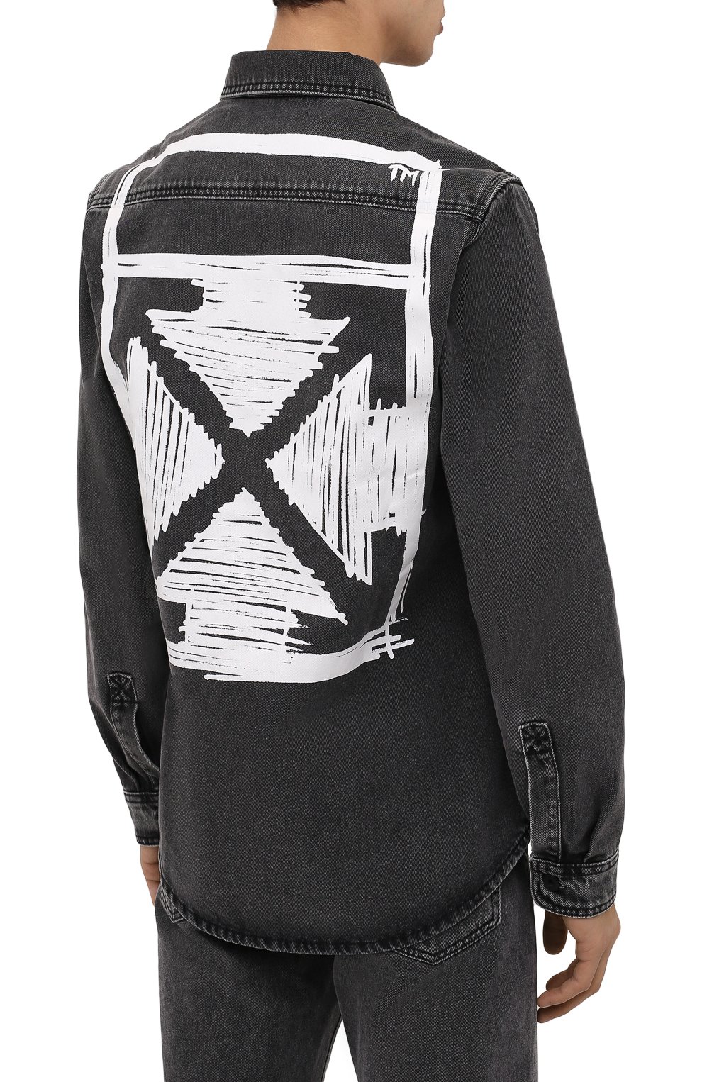 Джинсовая рубашка OFF-WHITE, арт. 0MYD027F21DEN002, фото 4