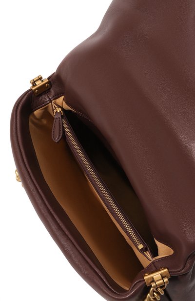 Сумка classic love click puff PINKO темно-коричневого цвета по цене 45700 руб., арт. 101585/A10F, фото 5 Сумка classic love click puff PINKO, арт. 101585/A10F, фото 5