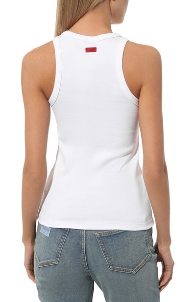 Хлопковая майка HUGO, арт. 50508634, фото 4