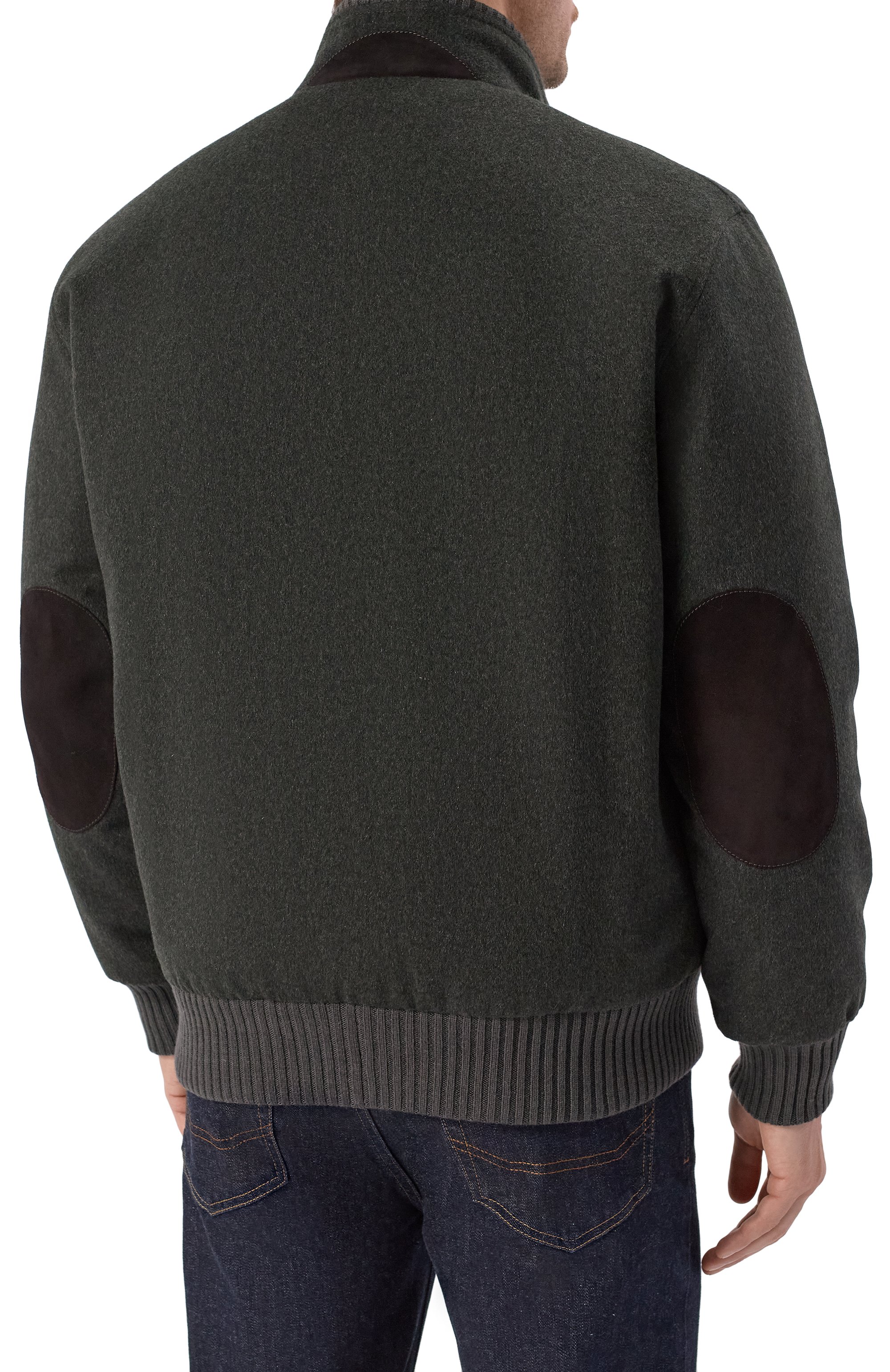 Кашемировый бомбер с подкладкой из соболя BLACK SABLE, арт. BS-MWB-EB, фото 4