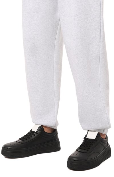 Кожаные кеды JIL SANDER, арт. J15WS0033/P6244, фото 3